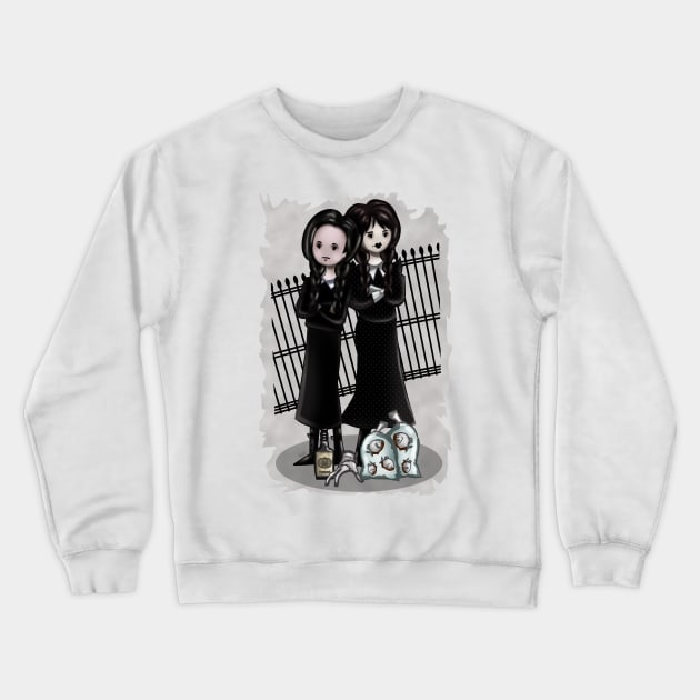 Wednesday x 2 Crewneck Sweatshirt by La Casa del Otaku